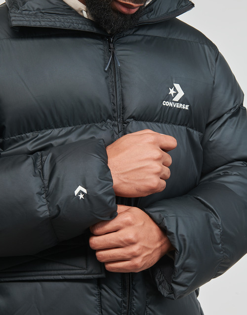Converse - PATCH POCKET PUFFER JACKET Negro