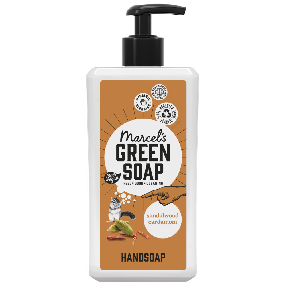 Marcel's Green Soap Handzeep Sandelhout & Kardemom500 ml