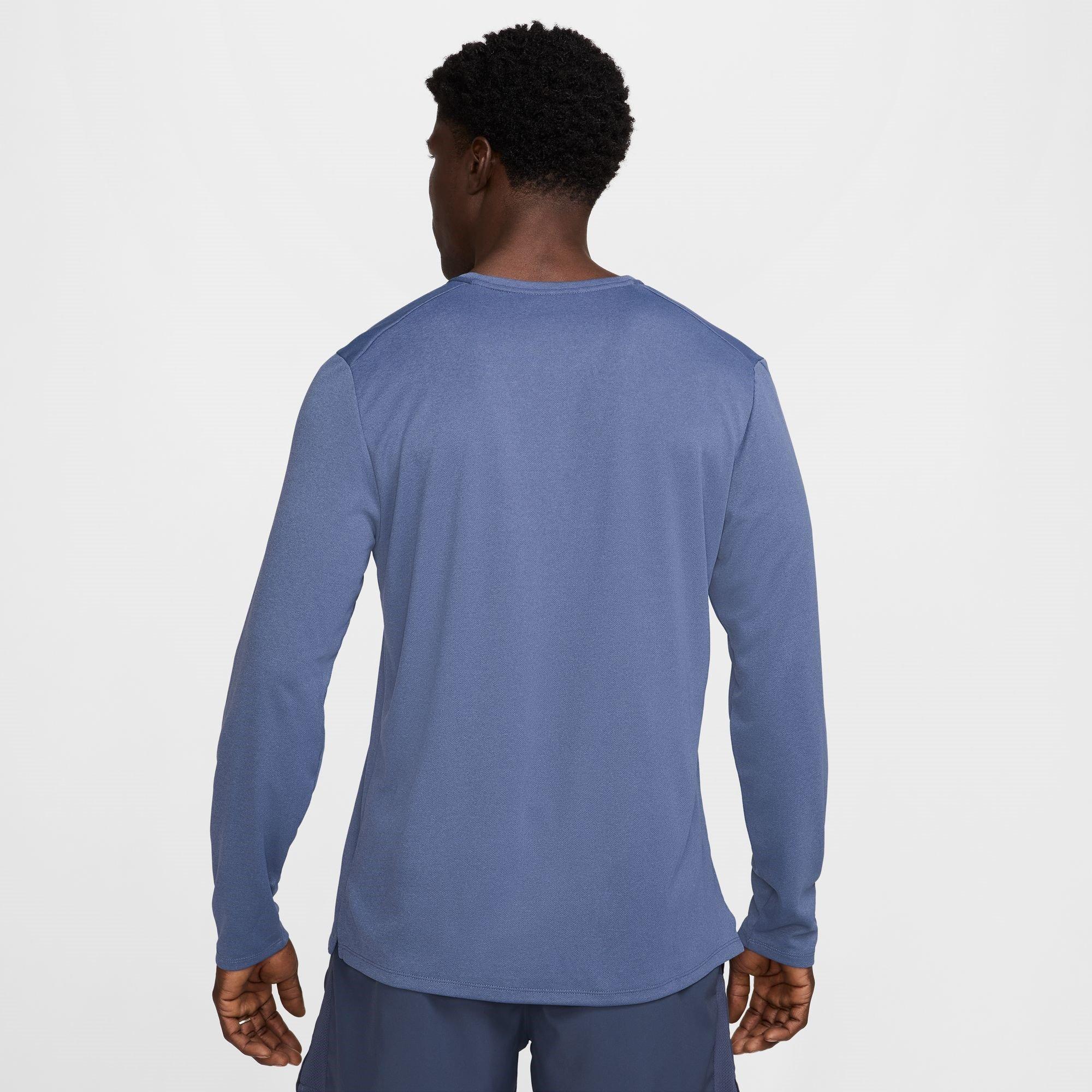 Nike Miler Mens Dri FIT UV Long Sleeve Running Top