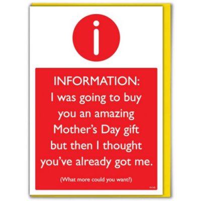 Amazing Mothers Day Gift Greetings Card
