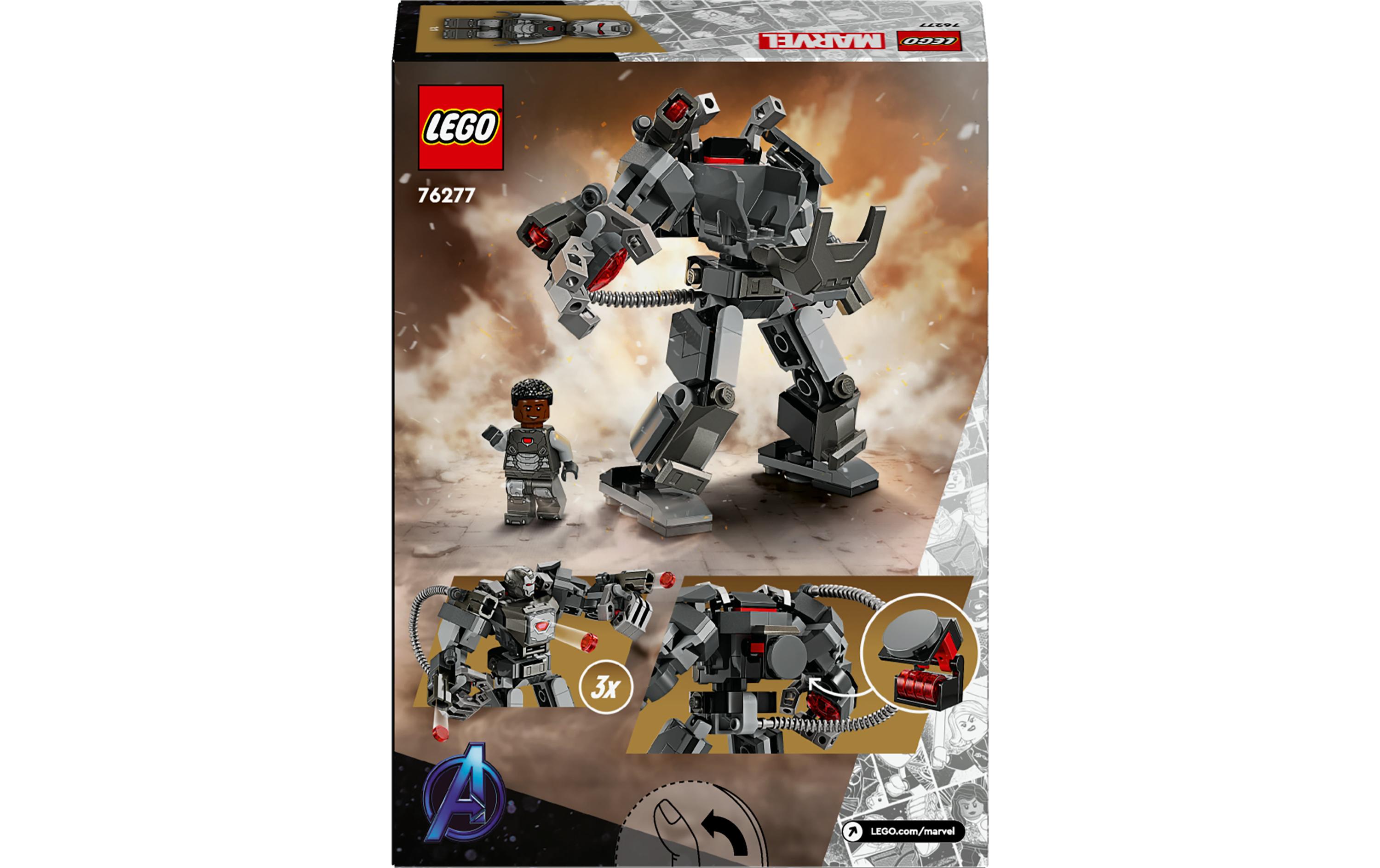 Marvel War Machine Mech 76277Baubares Superhelden-Spielset