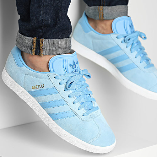 Baskets Gazelle IG4987 Clear Blue Light Blue Off White