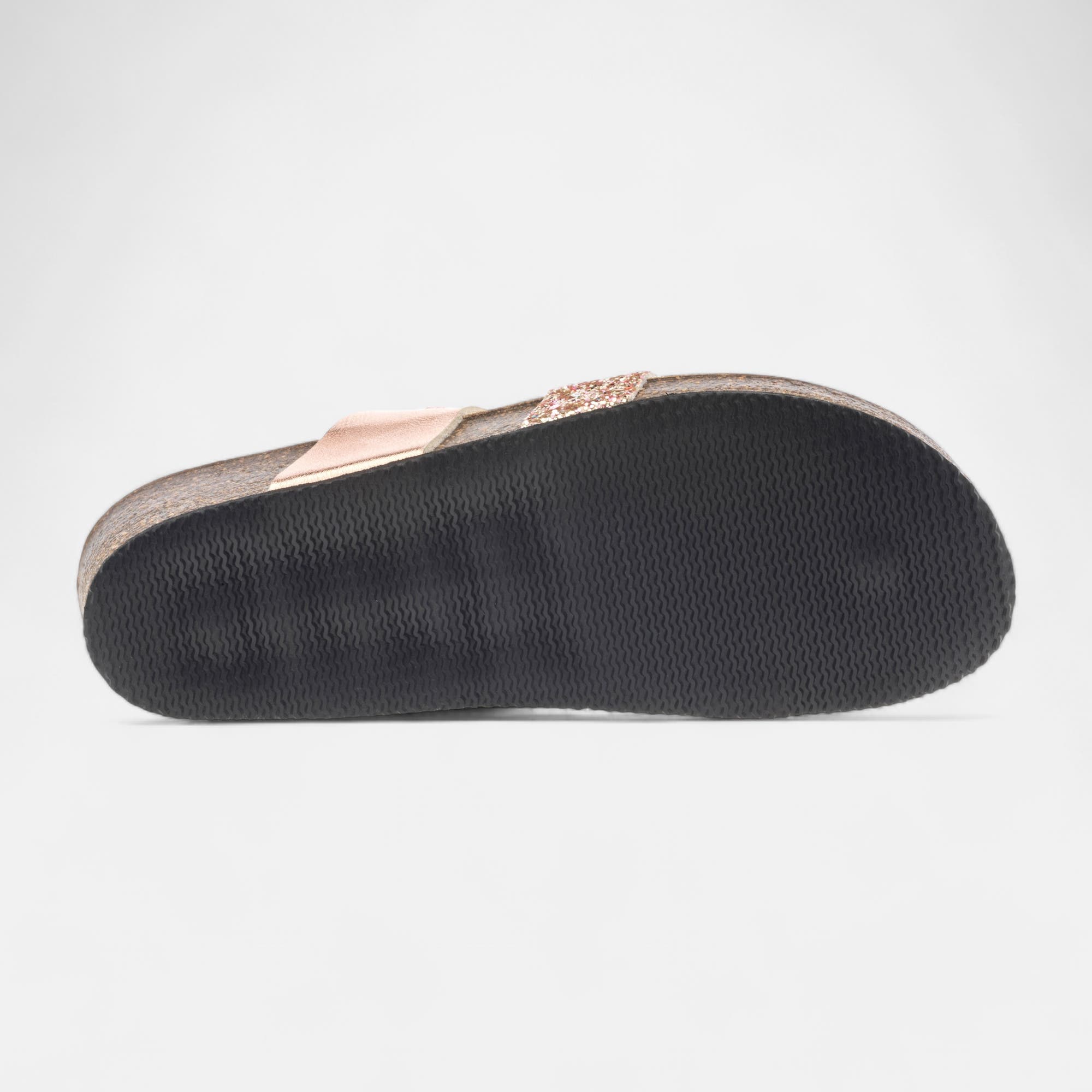 Mules semelle liège Femme rose