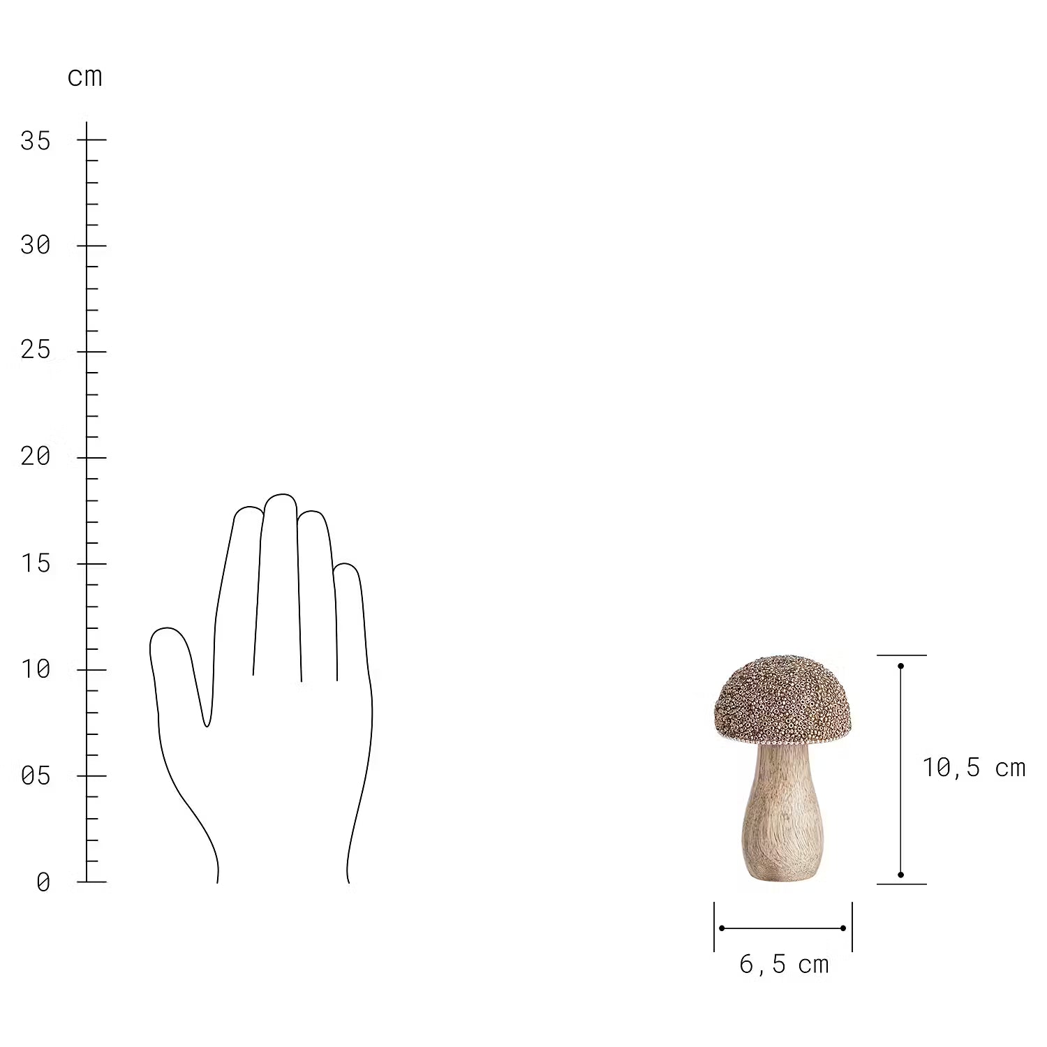 HARVEST LOVE Deko-Pilz