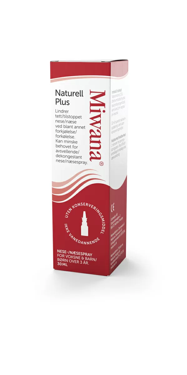 Miwana Næsespray Naturell Plus - 30 ml