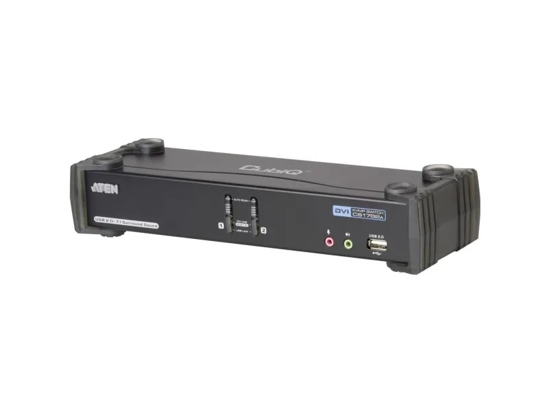 ATEN CubiQ CS1782A - KVM / audio / USB switch - 2 x KVM / audio - 1 lokalbruger - desktop