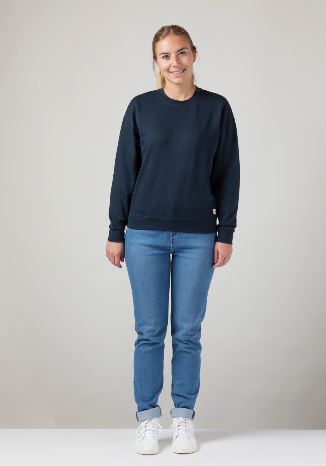 WE ARE ZRCL Damen-Sweater Basic Blue