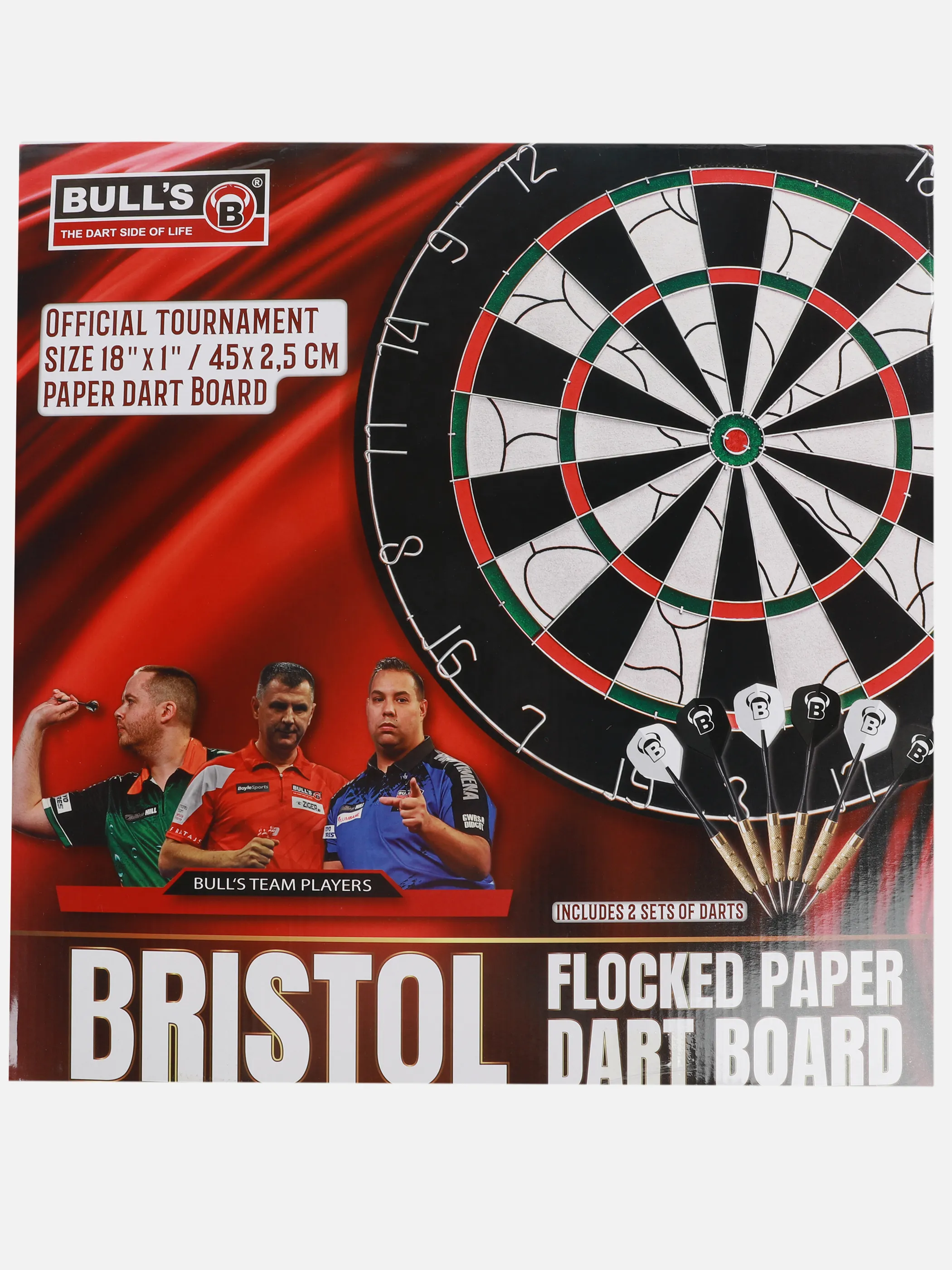 Dartscheibe mit Aufhängung