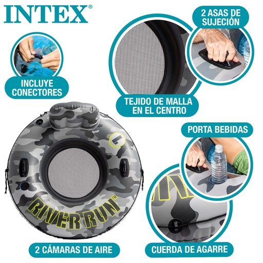 Boia inflável camuflada Intex