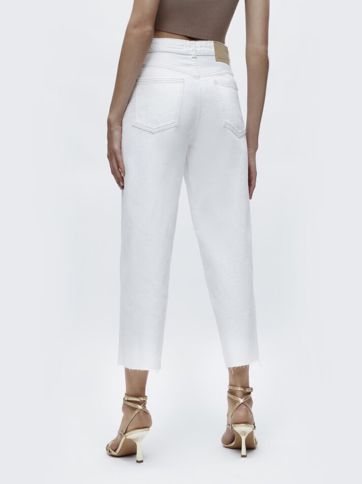Calças culote - Off-white