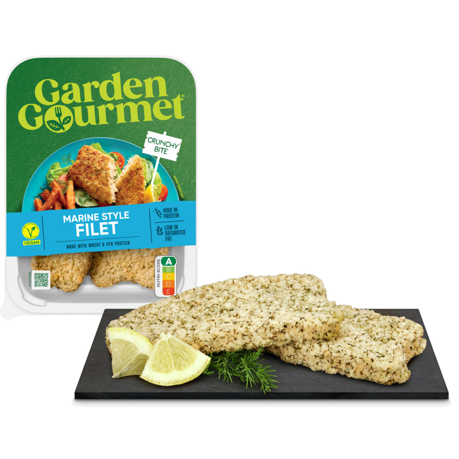 Garden Gourmet Marine-Style vegane Crispy Filets -
