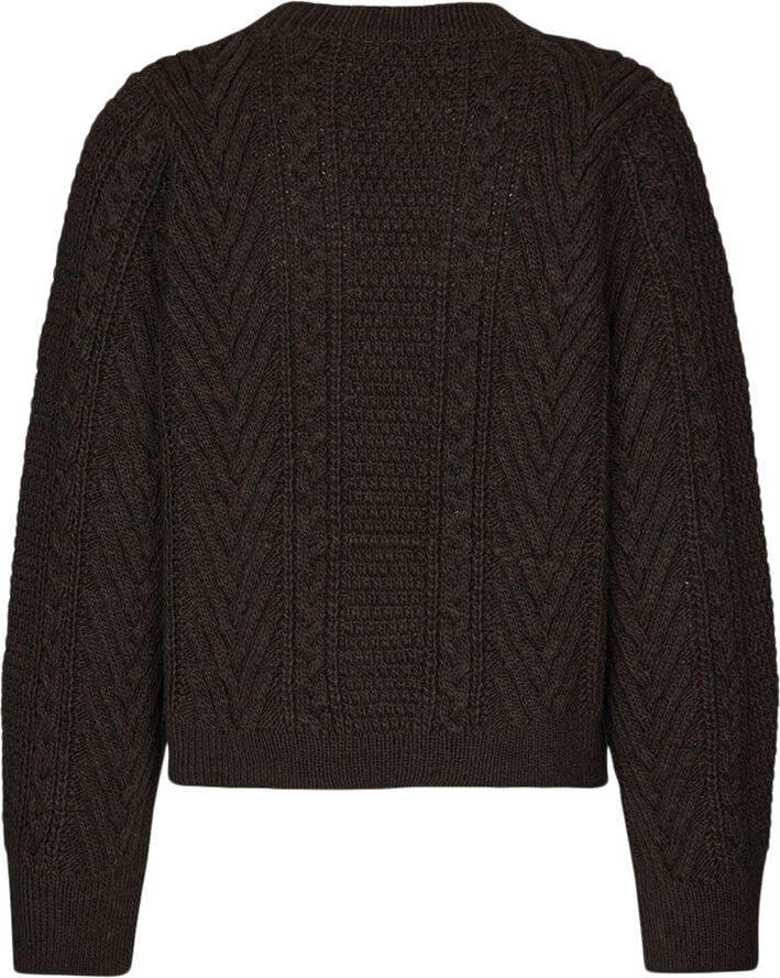 Modström GrannonMD Wool o-neck Chocolate