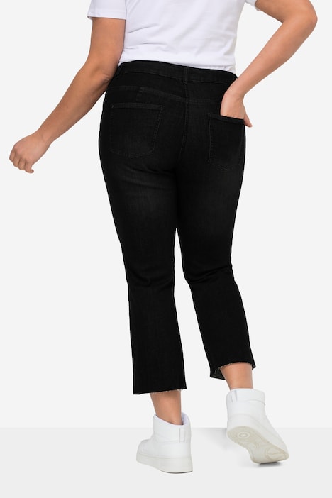 7/8-Jeans Claire, Stretchkomfort, geschnittener Saum, 5-Pocket