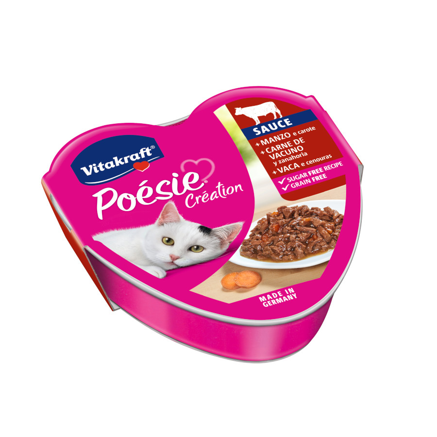 85g Vitakraft Poésie Carne ao Molho para Gatos