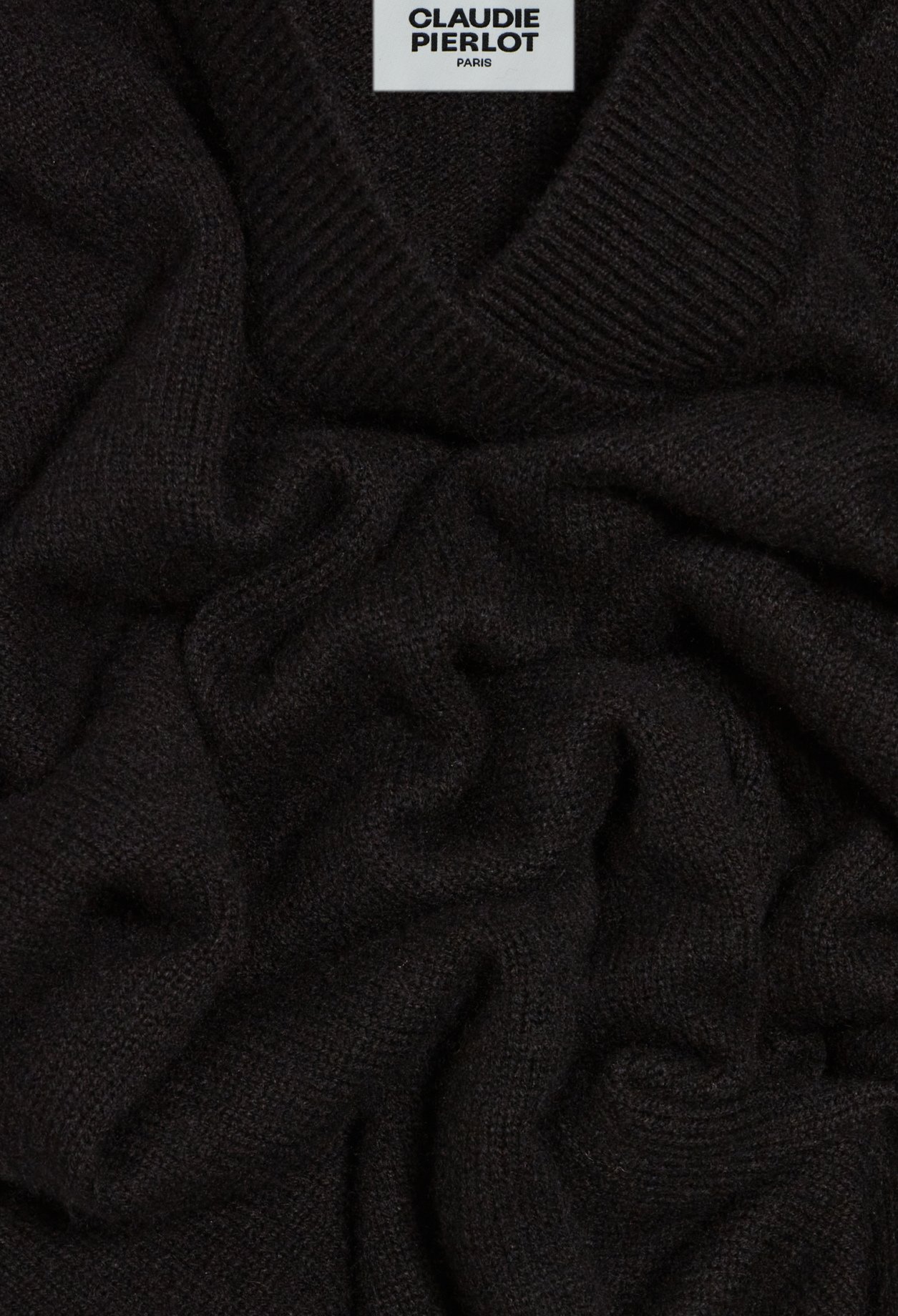 Robe pull col V
