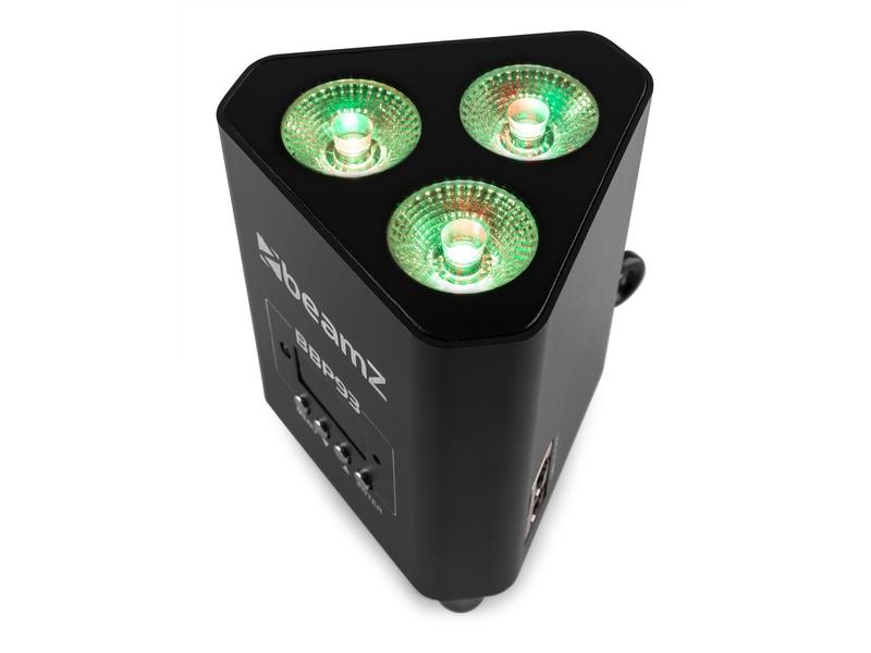 BeamZ Bodenstrahler BBP93 Uplight Par Akkubetriebener LED-Bodenstrahler 3x 10W