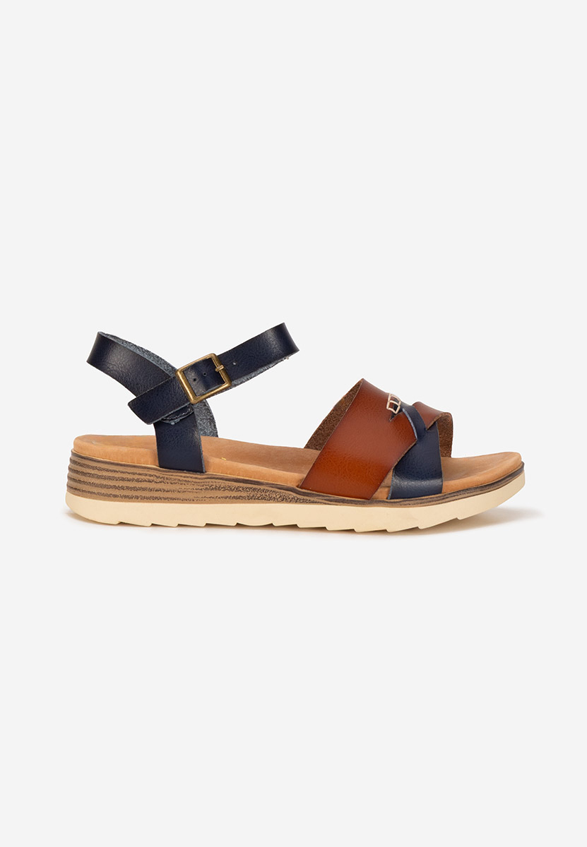 Sandales en cuir femme multicolores Izalya