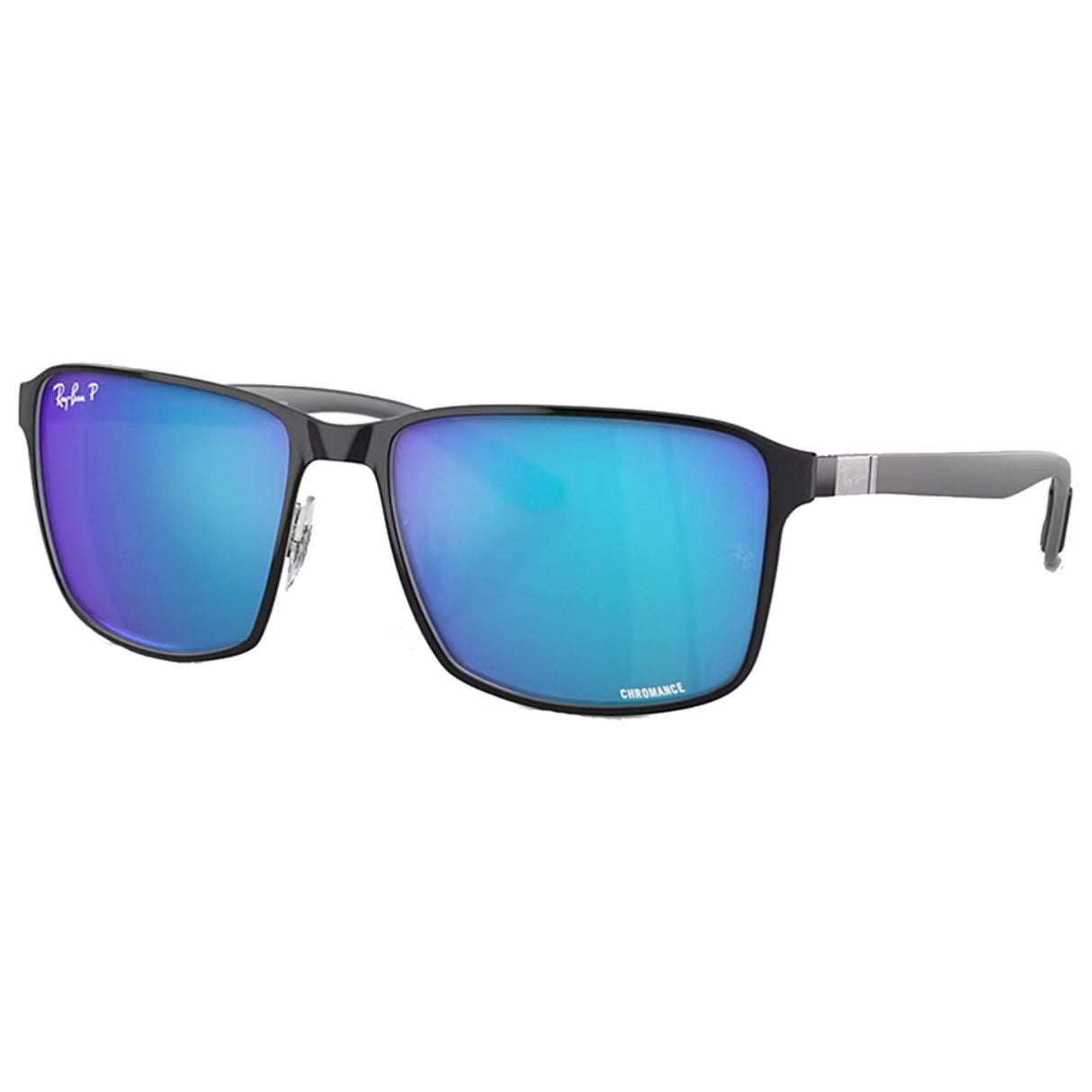 Ray-Ban<br>RB3721CH Black On Silver