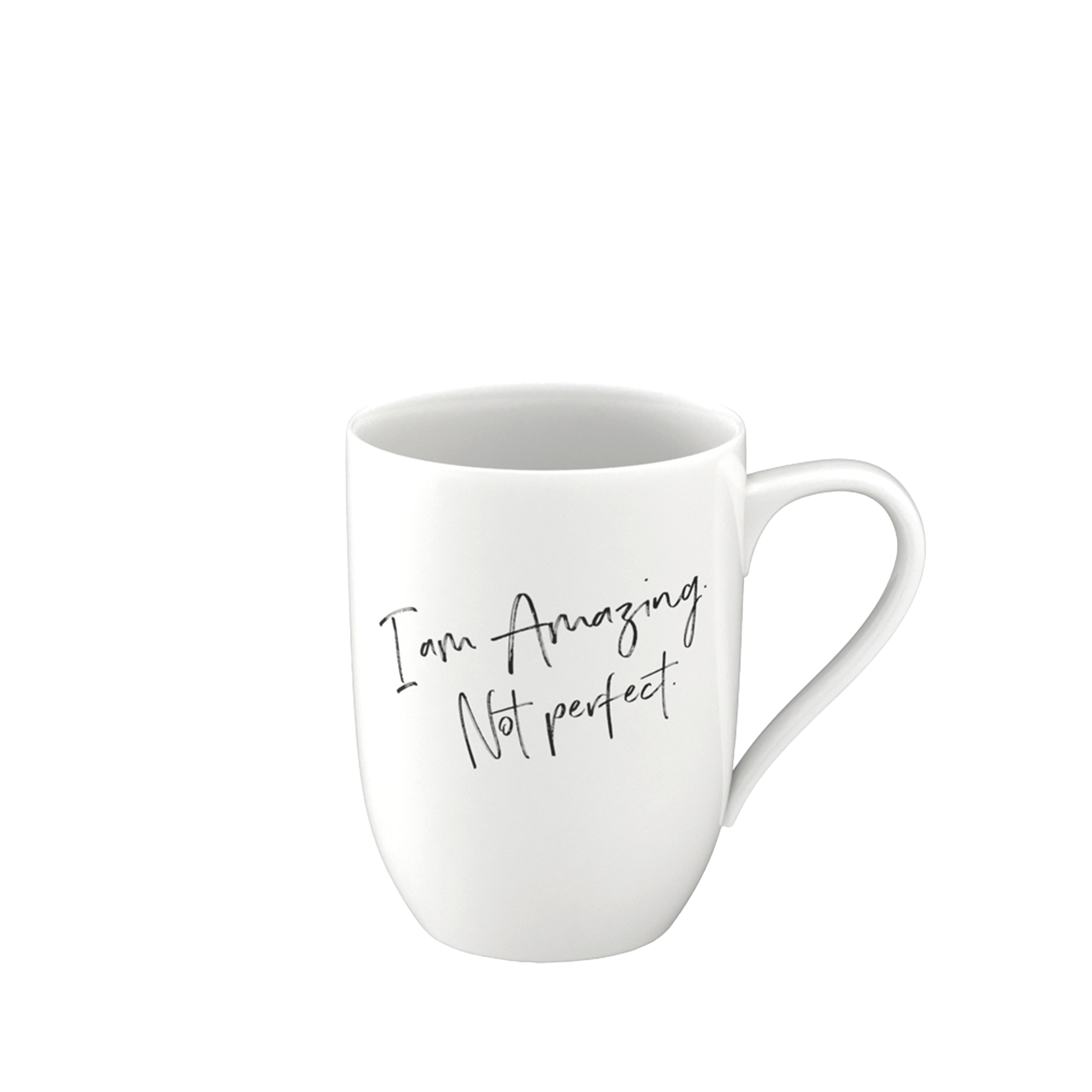 Statement Mug White, 9.9 oz, Premium Porcelain