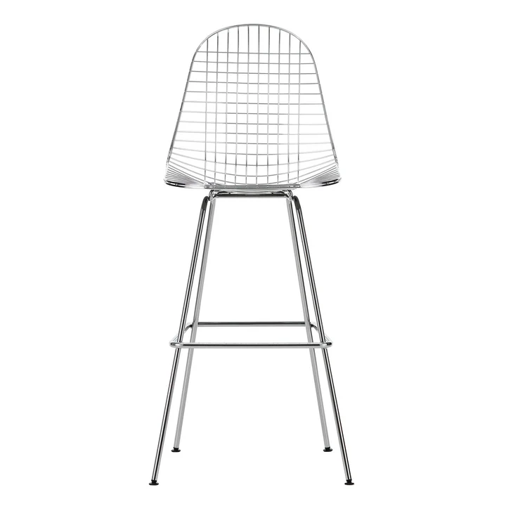 Vitra - Eames Wire Barstuhl, medium, basic dark