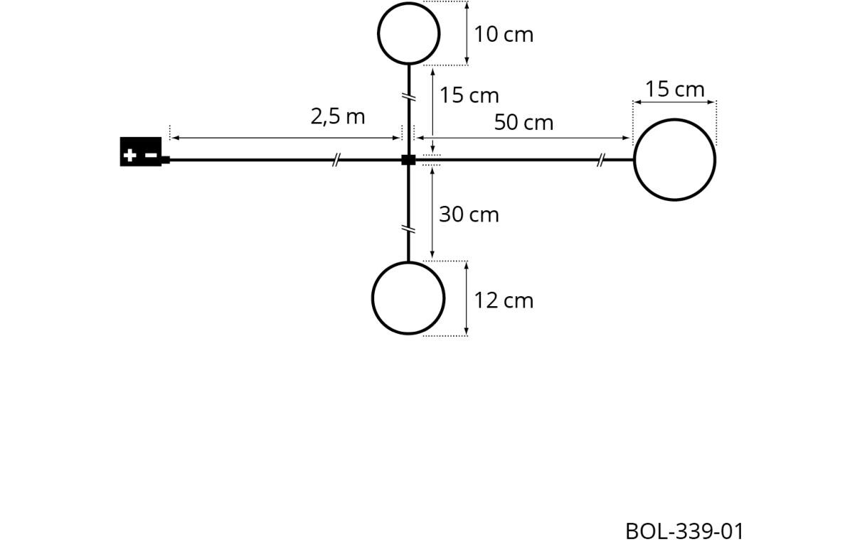 Hänger Set Ball, 3 Stück, BordeauxWeihnachtshänger für den Innenbereich