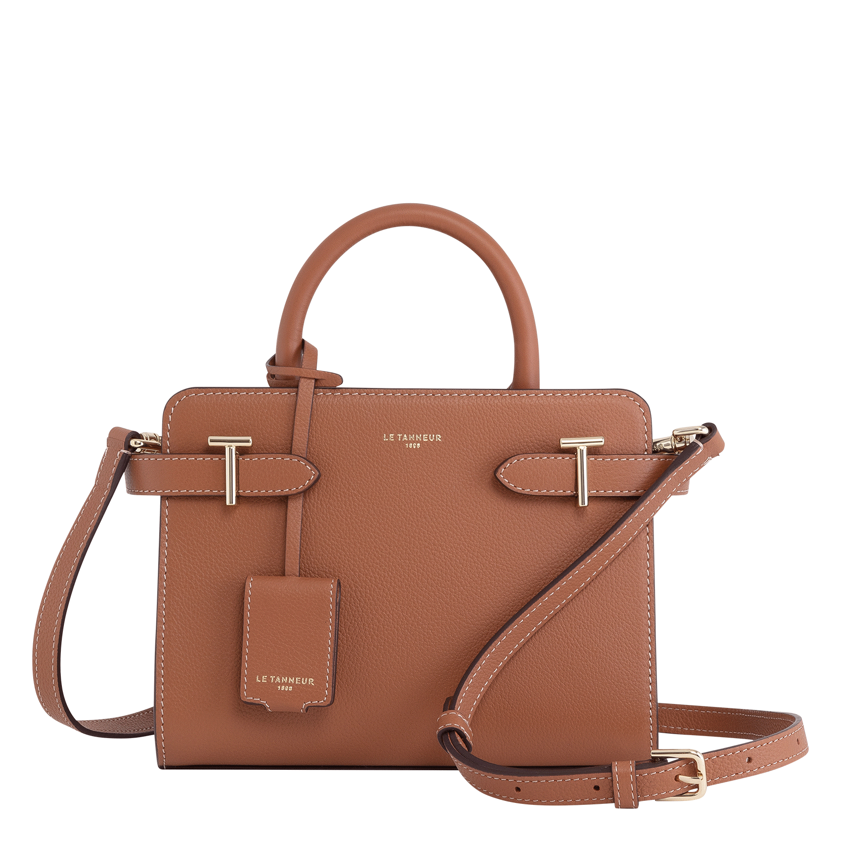 EMILIE - Sac à main en cuir| Marron