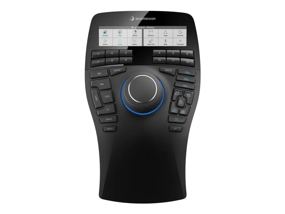 3Dconnexion SpaceMouse Enterprise - 3D-mus - 31 knapper - kablet - USB