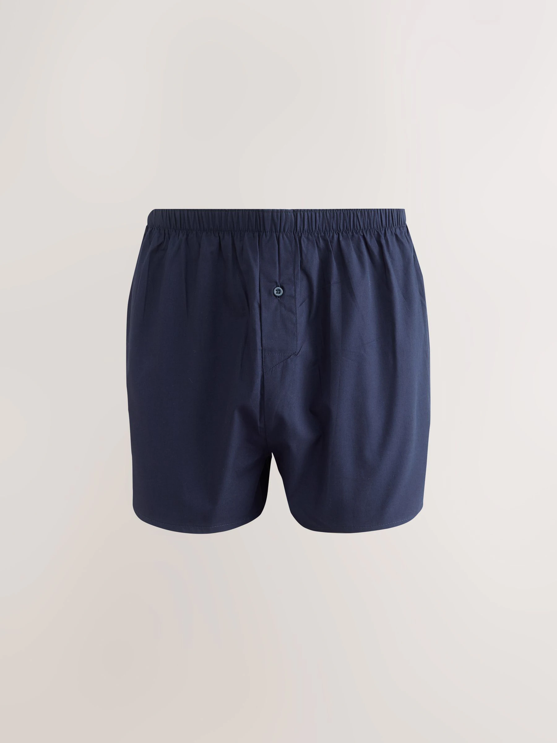 Marineblauw gemengd patroon - Verpakking van 8 - Geweven boxershorts van puur katoen