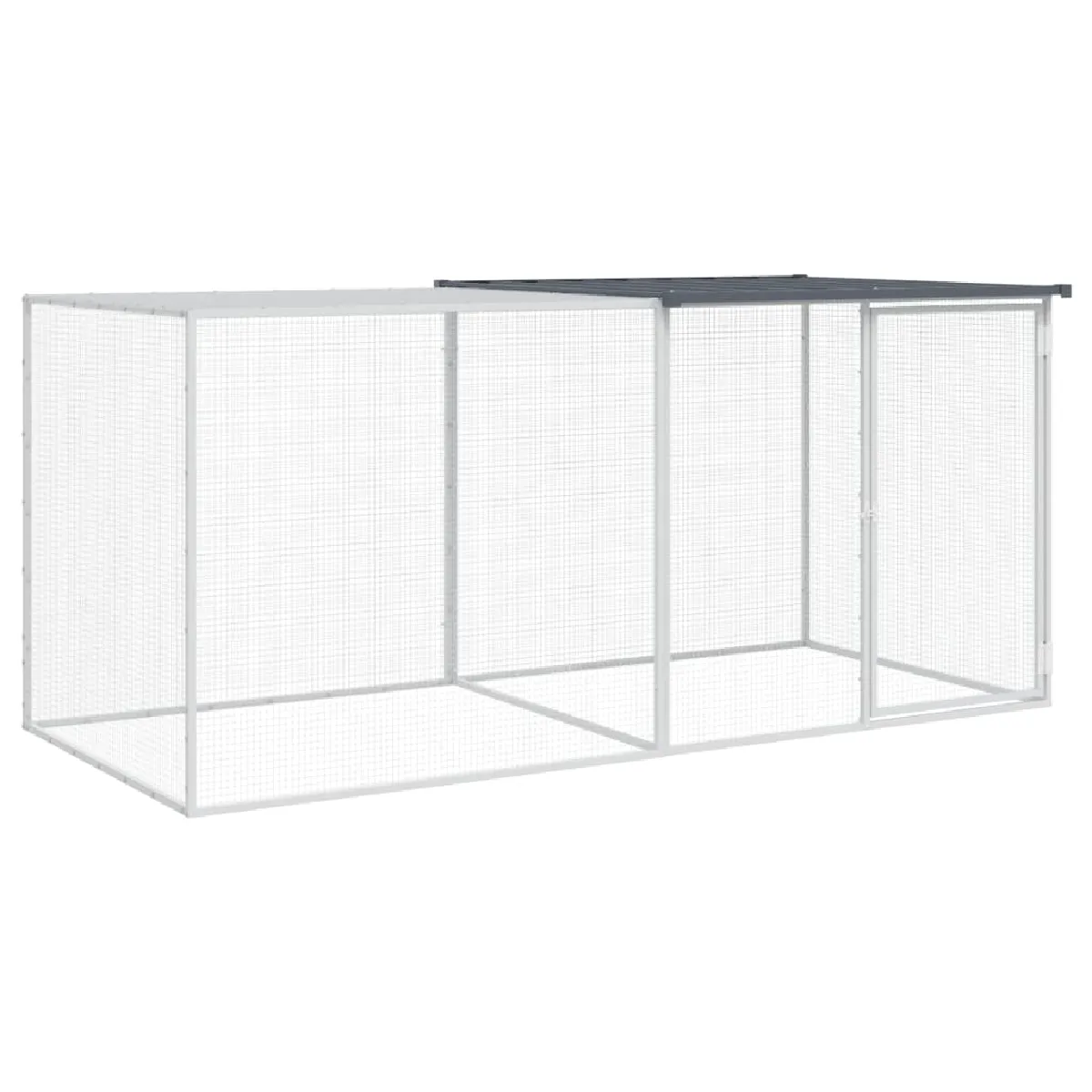 vidaXL Poulailler avec toit - Anthracite