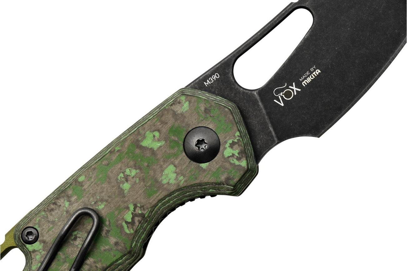 MKM Isonzo FX03-2CJD Cleaver Dark Stonewashed, Jungle Wear Carbon Fiber zakmes, Jesper Voxnaes design