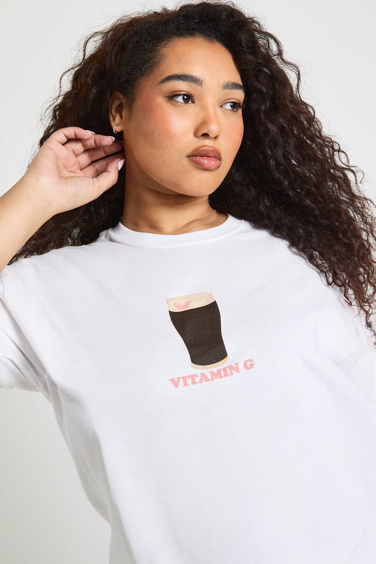 boohoo T-Shirt Grande Taille Saint-Patrick Vitamine G