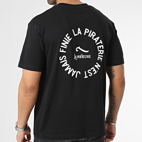 Tee Shirt Oversize Large LPNJF 2 Noir Blanc