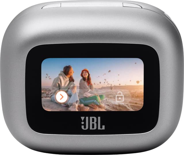 JBL Live Buds 3 true wireless in-ear høretelefoner (sølv)