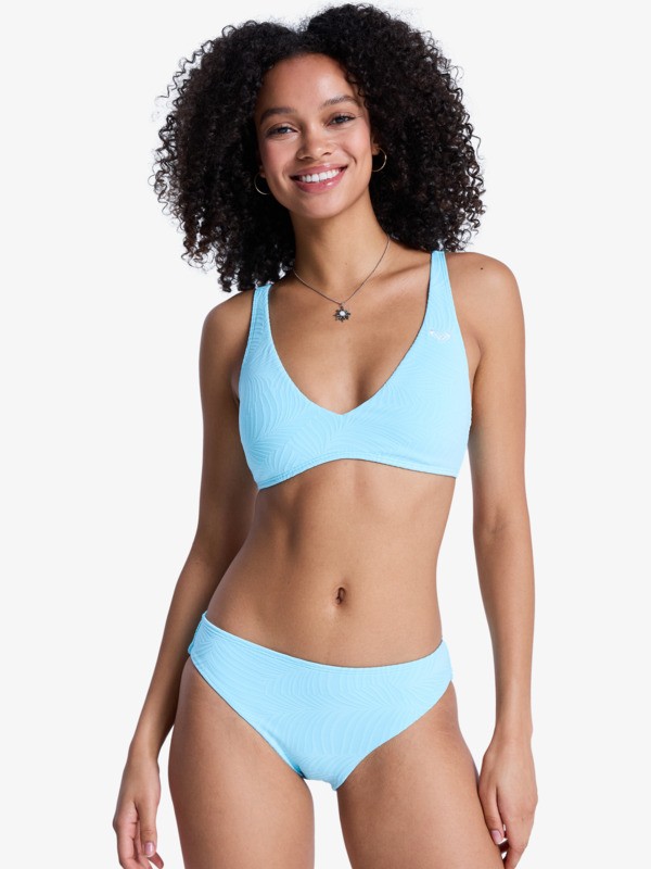 Roxy Palm Dreams Hipster Bas de bikini hipster Bleu Femme