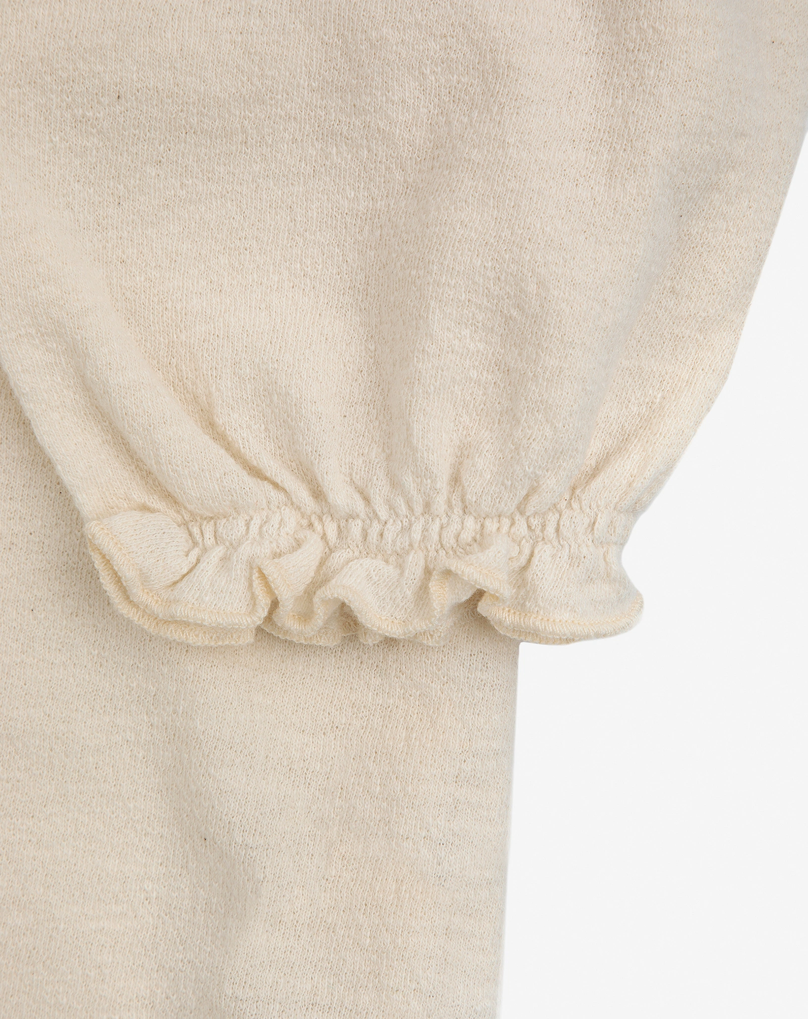 Langarmshirt SMILING MASK in offwhite