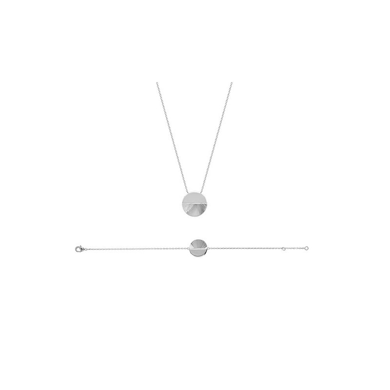 Collier Femme - Argent 925 - Longueur : 45 cm