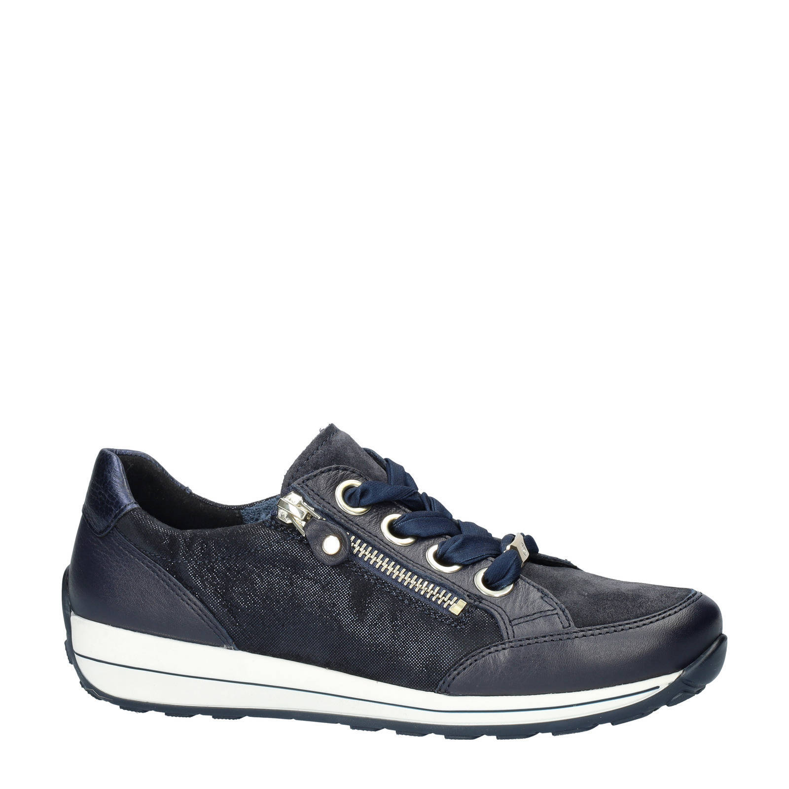 Ara Osaka  leren veterschoenen blauw