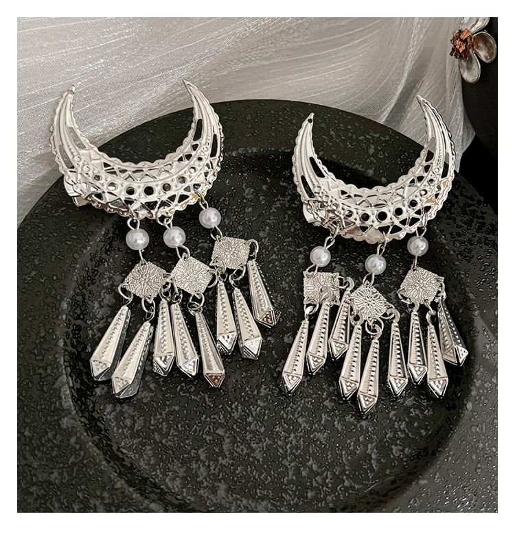 LIDO - Maan Fringed Alloy Haarspeld / Set