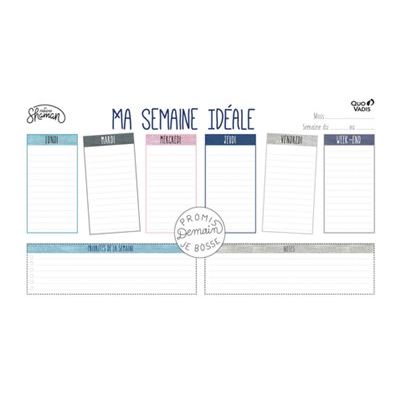 Quo Vadis Shaman - Sous-main papier - 25 x 43 cm - 55 feuilles