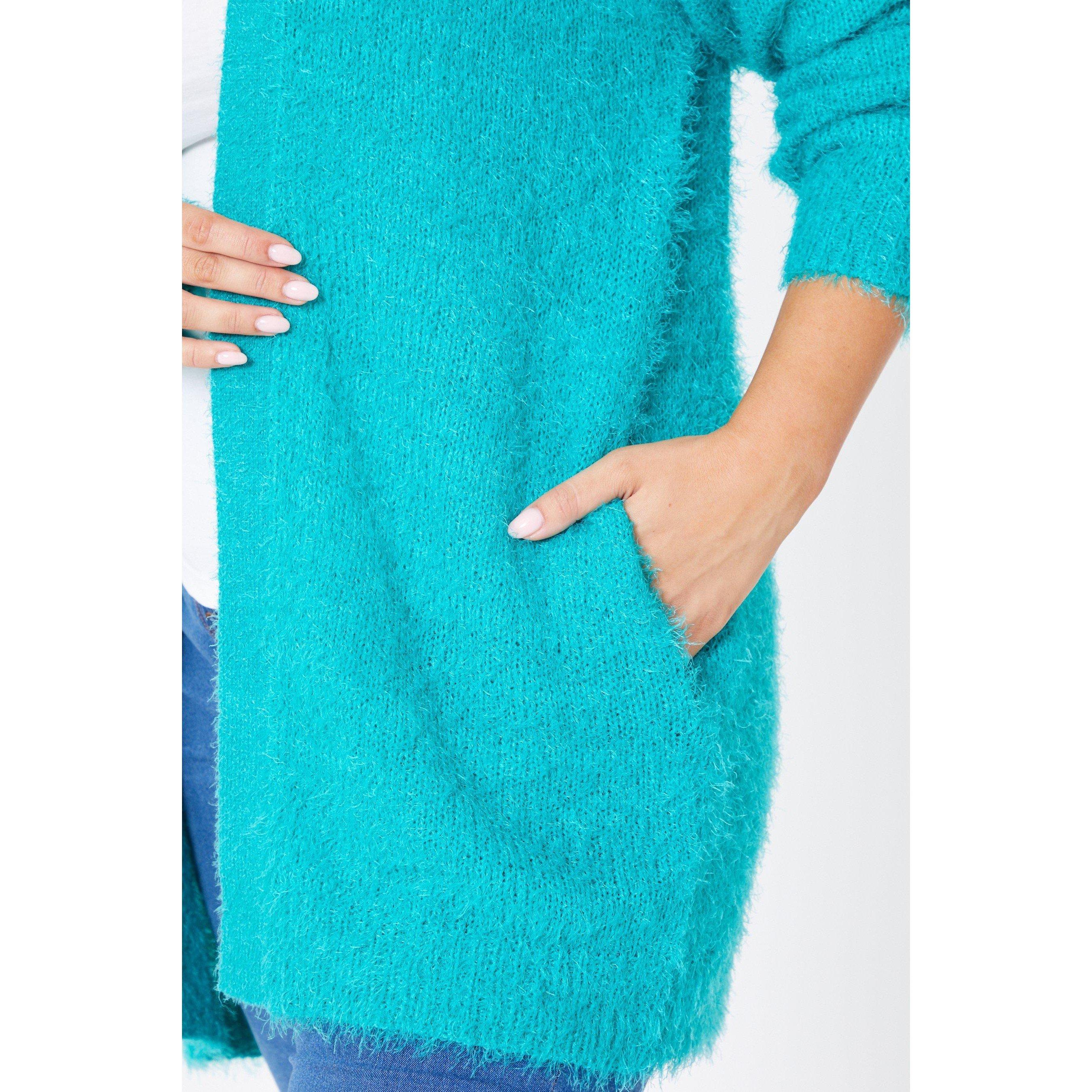 Be You Ladies Fluffy Knit Cardigan