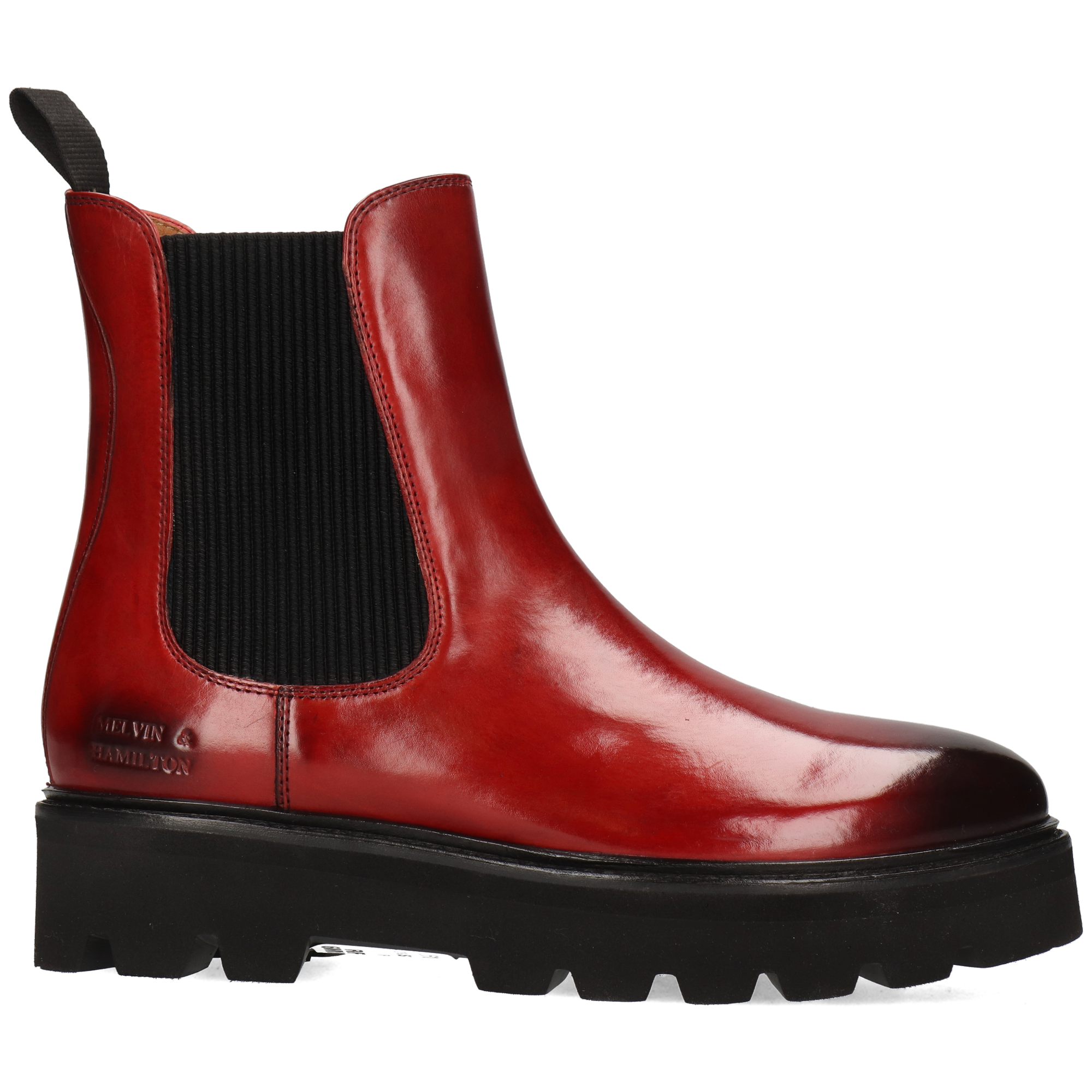 LEONIE 5 - Bottines à semelle plateforme | Rouge