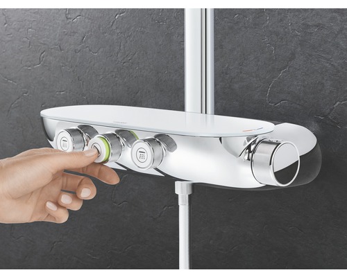 Douchekolom incl. thermostaat GROHE Rainshower System SmartControl Duo 360 chroom 26250000