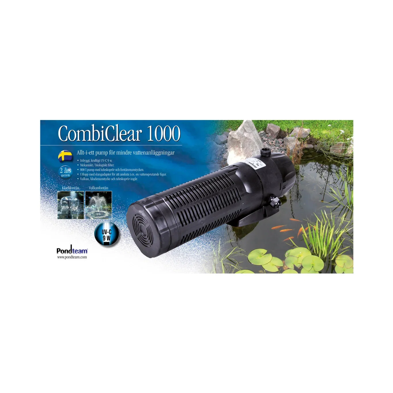 Pondteam Pumpe Combi Clear 1000 1000 L