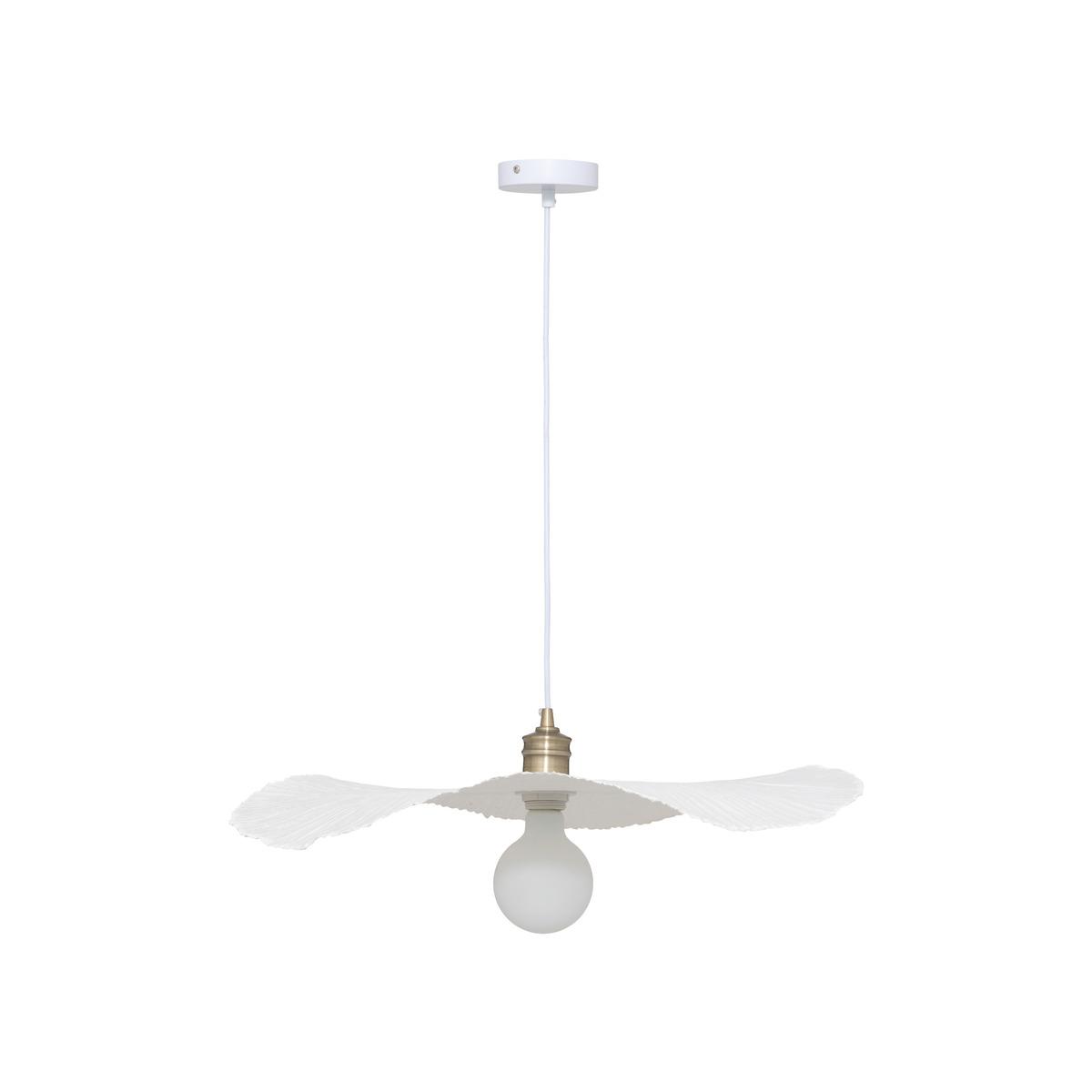 SUSPENSION MACHE TEHANI BLANC D.57CM