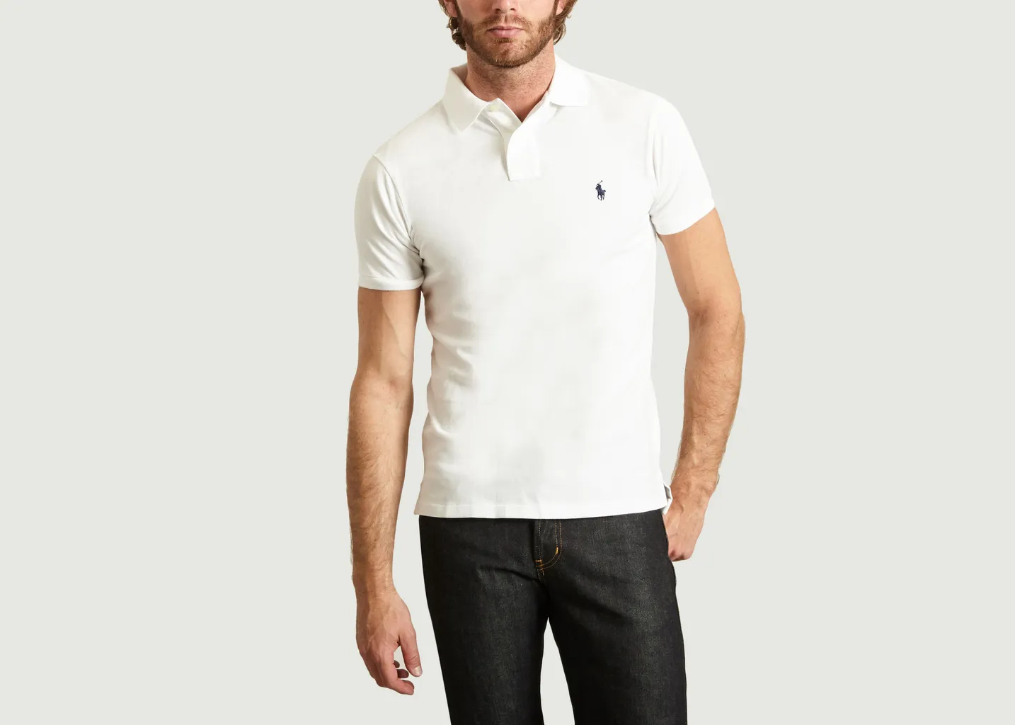 Polo Cintré en Coton Piqué Polo Ralph Lauren