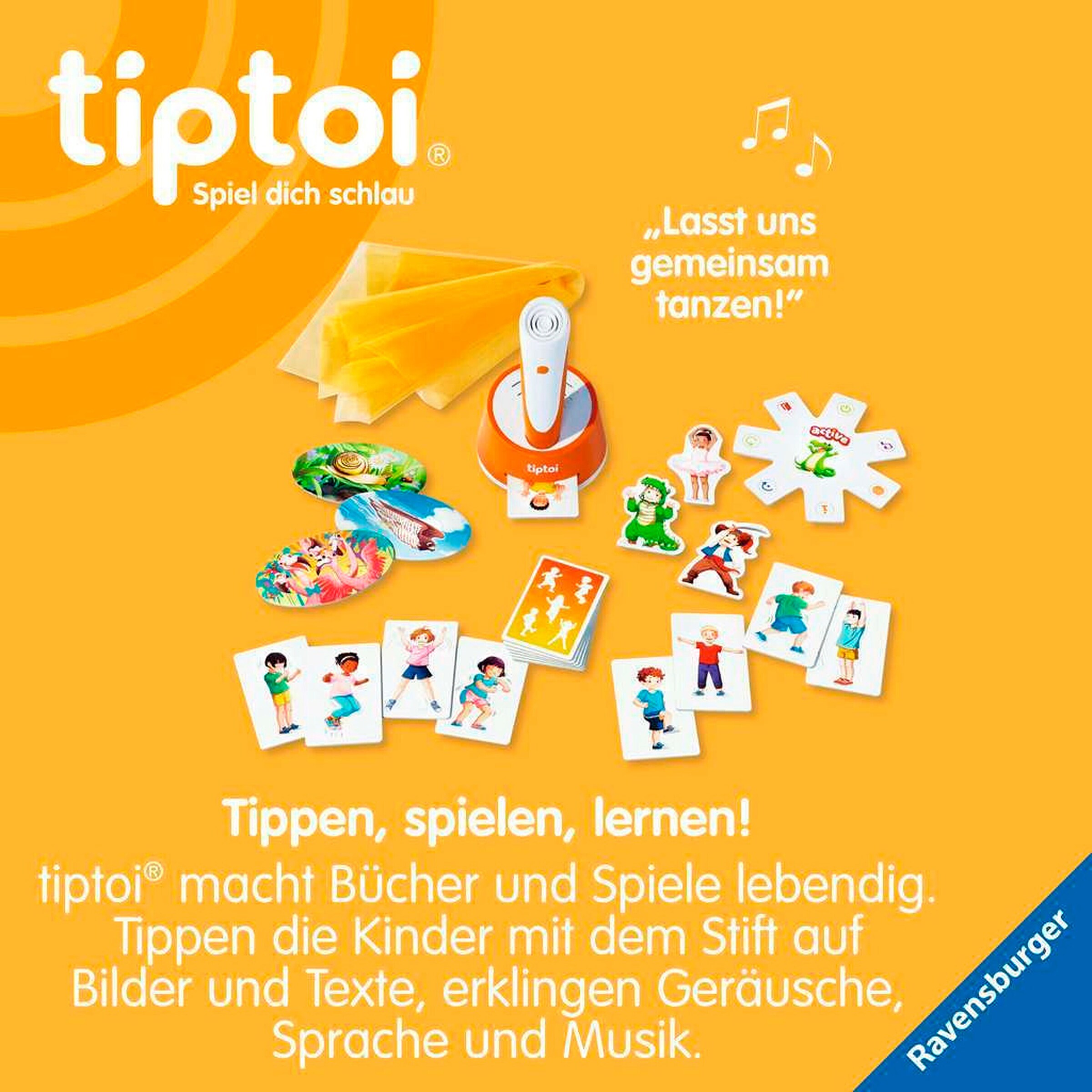 Ravensburger - TIPTOI ACTIVE Set Kunterbuntes Tanz-Theater