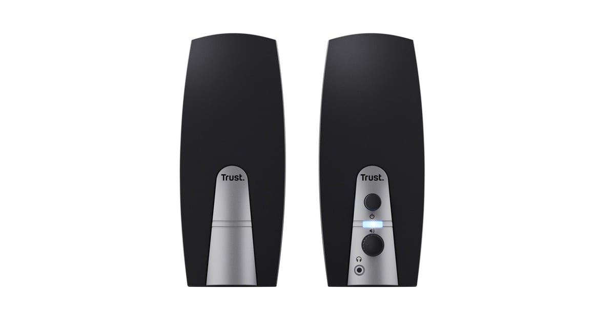 Trust2.0 Speaker Set pc-luidspreker  (Zwart/zilver)