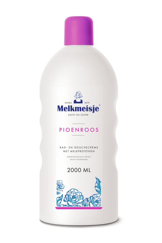 Melkmeisje Bad & douche pioenroos 2000ml