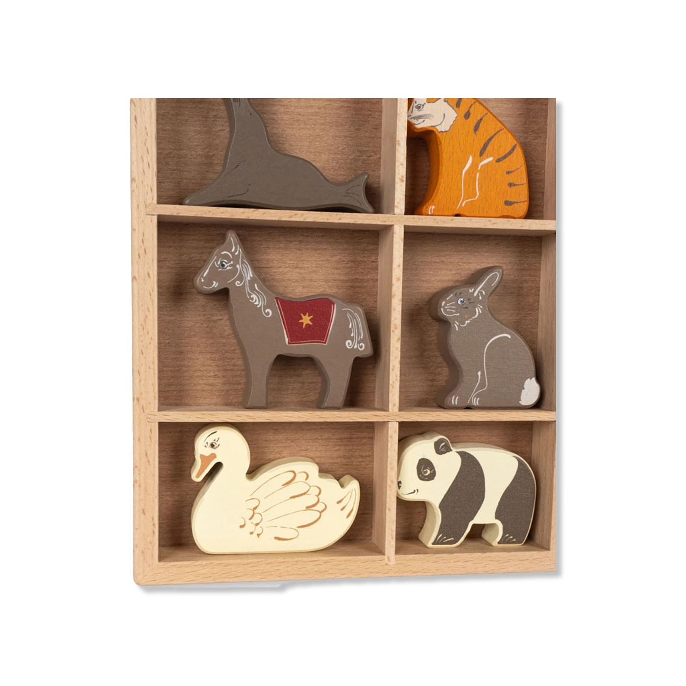 WOODEN MINI ANIMALS trælegetøj