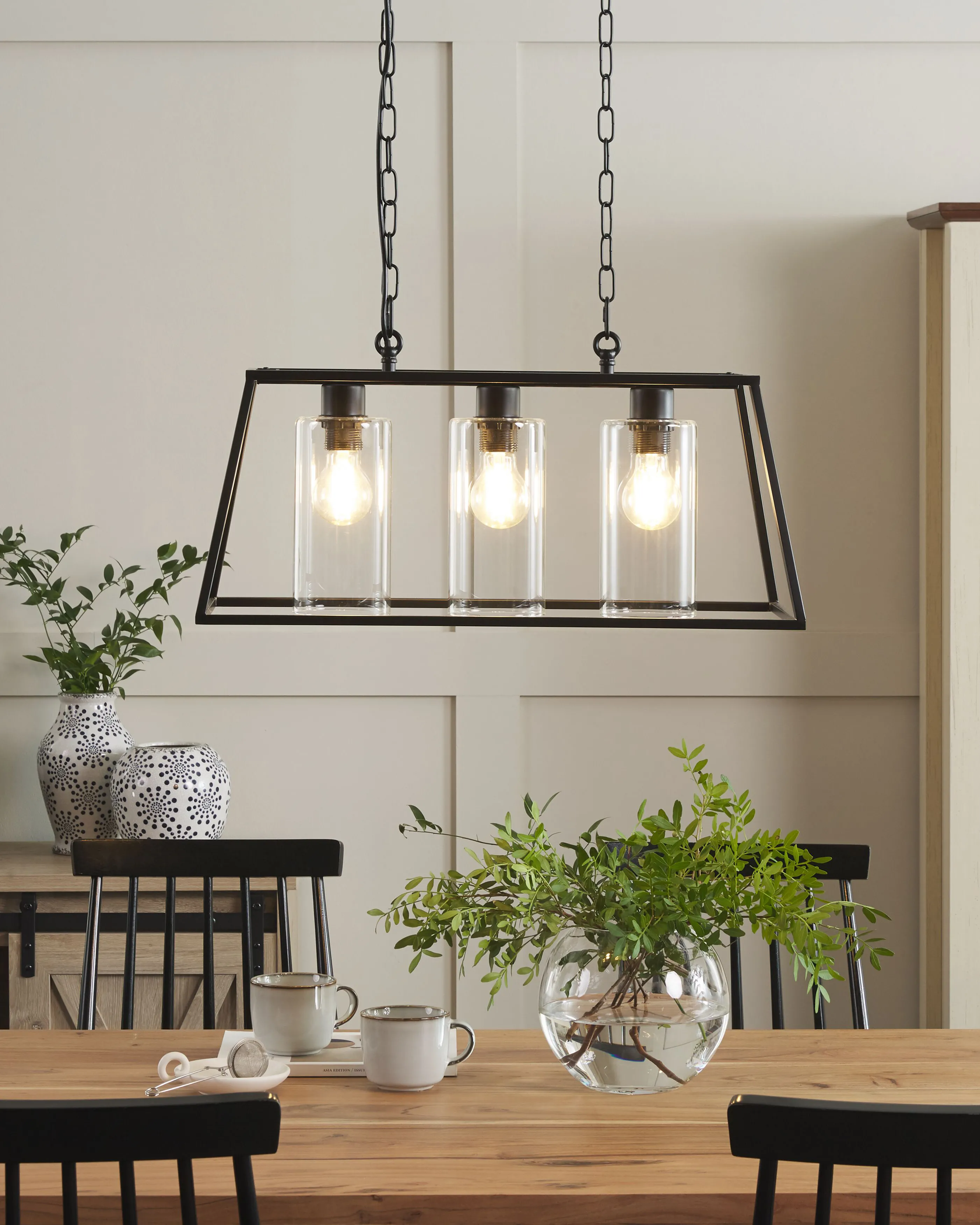 Hanglamp MUGER Metaal Zwart